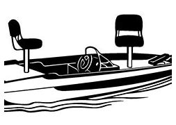 Image result for Bass Fishing Boat Clip Art