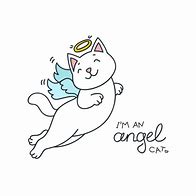 Image result for Cat Angel Clip Art