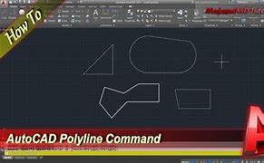 Image result for AutoCAD Polyline Tool