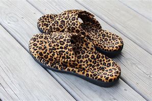 Image result for Leopard Print Slippers