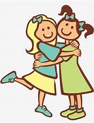 Image result for Two Pretty Best Friends Clip Art
