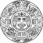 Image result for Aztec Calendar Coloring Page