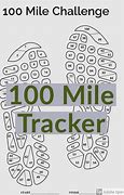 Image result for Free Printable 100-Mile Challenge