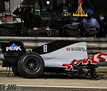 Image result for Grosjean Bahrain Crash