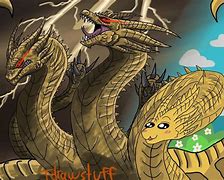 Image result for Godzilla and King Ghidorah Memes