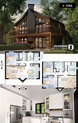 Image result for Chalet Cabin Plans with Loft
