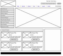 Image result for Wireframe Web Page Templates