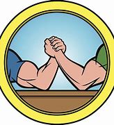 Image result for Arm Wrestling Cartoon