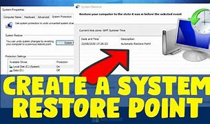 Image result for Create a System Restore Point in Windows 10