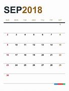 Image result for Calendar for September 2018