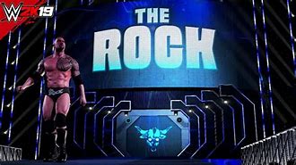 Image result for WWE 2K19 The Rock Charcter Model