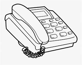 Image result for Telephone Clip Art Black White