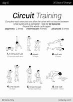 Image result for 30-Day Workout Challenge Template