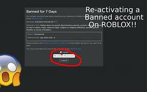 Image result for Your Account Has Been Banned Roblox
