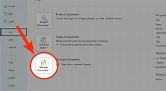 Image result for How to Get Back Unsaved Word Document