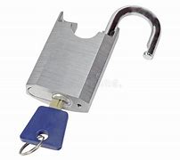 Image result for Unlocked Brass Padlock