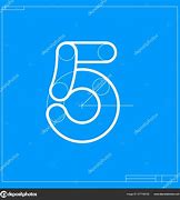 Image result for Number 5 Vector