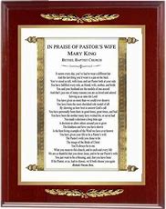 Image result for Honoring Pastor and Wife Poems