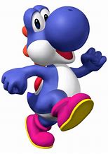 Image result for Super Mario Blue Yoshi