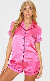 Image result for Pink Plaid Pajama Set