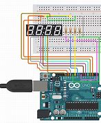 Image result for 4 Digit 7-Segment Display Arduino