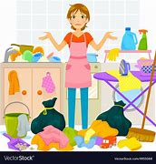 Image result for Messy House Clip Art