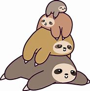 Image result for Cute Sloth Drawing