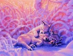 Image result for Purple Anime Galaxy Wolf