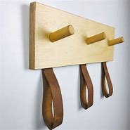 Image result for Wood Peg Coat Rack