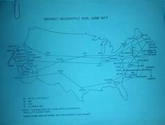 Image result for Map of Early Arpanet Supercomputers