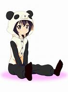 Image result for Cute Cartoon Girl in a Panda Outfit
