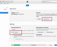 Image result for Restore Disabled iPad Connect to iTunes without Losing Data