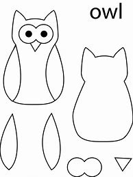 Image result for Cute Owl Cut Out Template