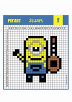Image result for Minion Pixel Art