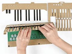 Image result for Cardboard Piano Keyboard