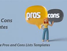 Image result for Pros and Cons List