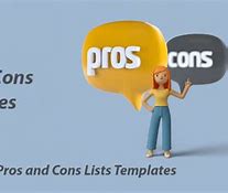Image result for Pros and Cons Template