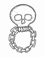 Image result for Chain Skull Clip Art