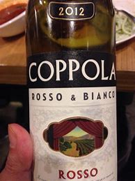 Image result for Francis Ford Coppola Rosso Bianco Rosso