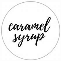 Image result for Caramel Syrup Label Decor