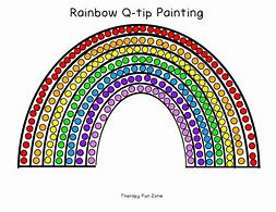 Image result for Rainbow Q-Tip Printable