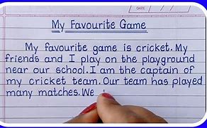 Image result for Cricket Writing Kids