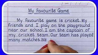 Image result for Cricket Writing