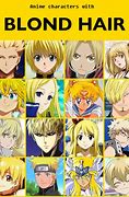 Image result for Anime Characters with Blonde Hair