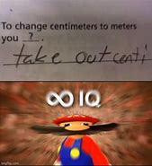 Image result for Mario IQ Meme