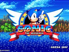 Image result for Sonic Custom Title Screen