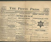 Image result for Penny Press 1800