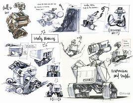 Image result for Wall-E Concept Art Video Game