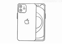 Image result for iPhone 12 Outline Template