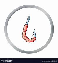 Image result for Worm On Hook Clip Art